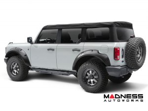 Ford Bronco Rock Sliders - 4 Door - Trailcrawler - Textured Black - Havoc 